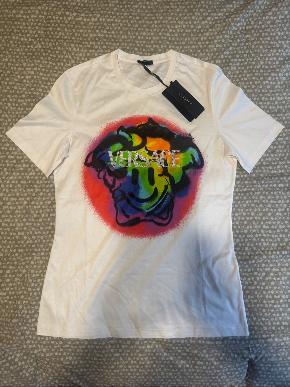 Versace Medusa Smiley Graphic T-Shirt